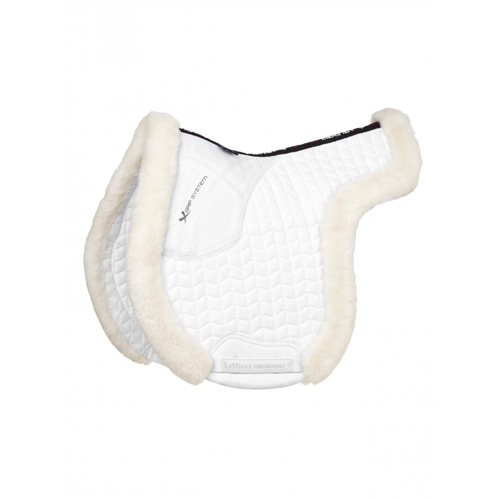 LeMieux Merino+ Hunter Saddle Pad - White/White Large
