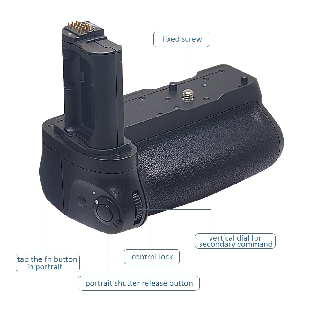 Mcoplus MB-N12 Batteriegriff für Nikon Z8 Kamera Ersatz für Nikon MB-N12 Batteriehalter für bis zu Zwei EN-EL15C Akku