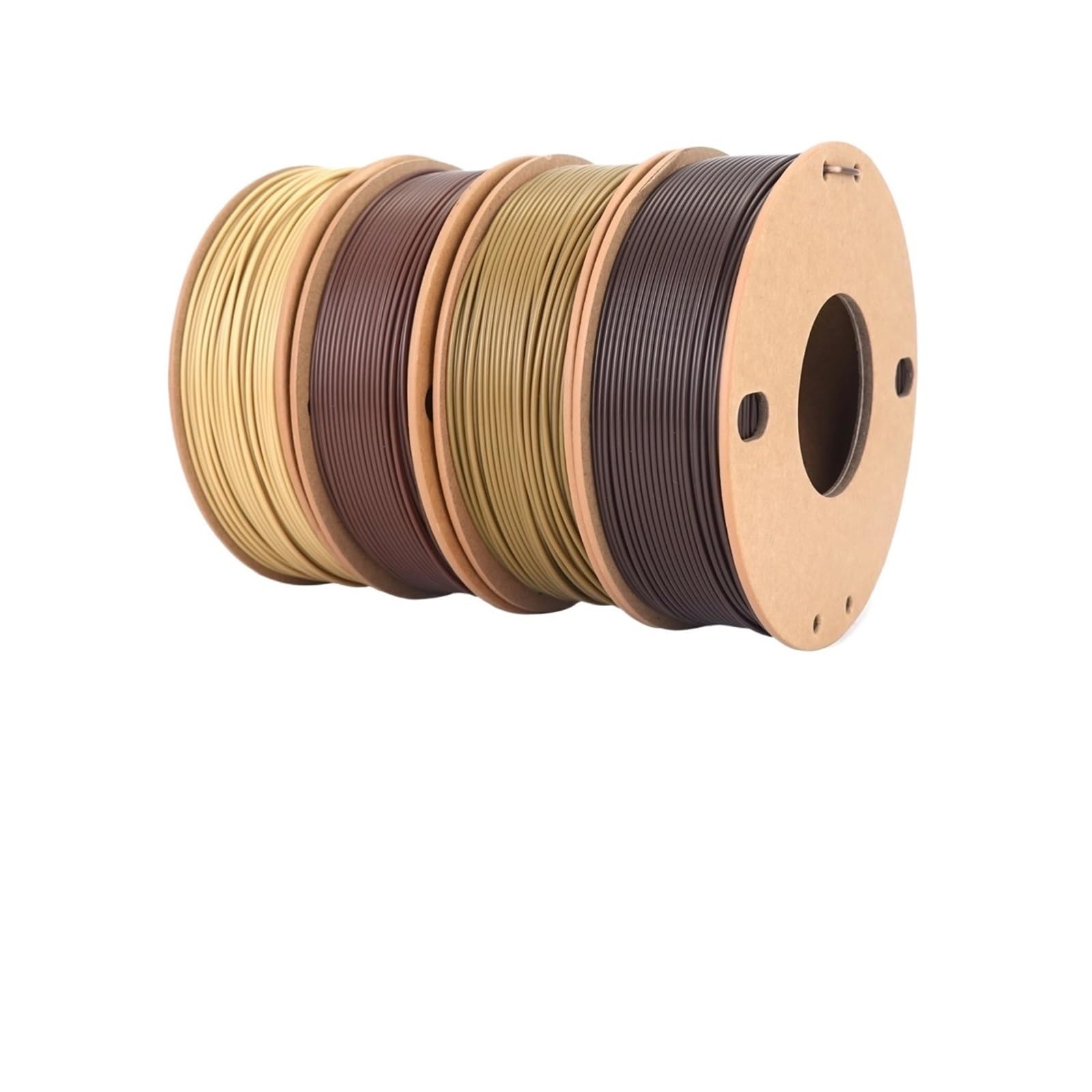 Compatible for l'ensemble de couleurs de bois LW PLA 1,75 mm 4 x 250 g.