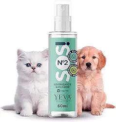 Neutralizador Pet SOS Nº2 Elimina Cheiro Forte Xixi e Cocô Vegano para Casa Apartamento Cães e Gatos (Flor de Limão)