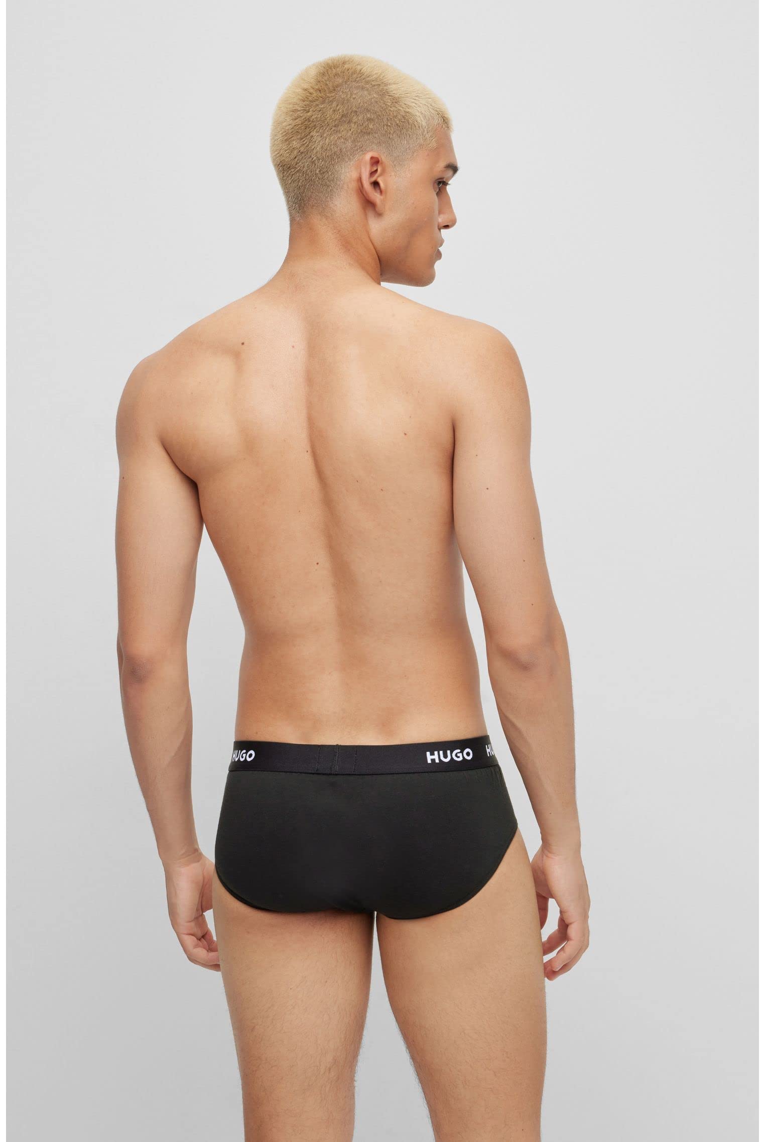 HUGO Hipbrief Tripletpack Ropa Hombre (Pack de 3)