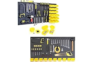 24" x 48" Wall-Mounted Pegboard Organizer Kit (PK-312-B)