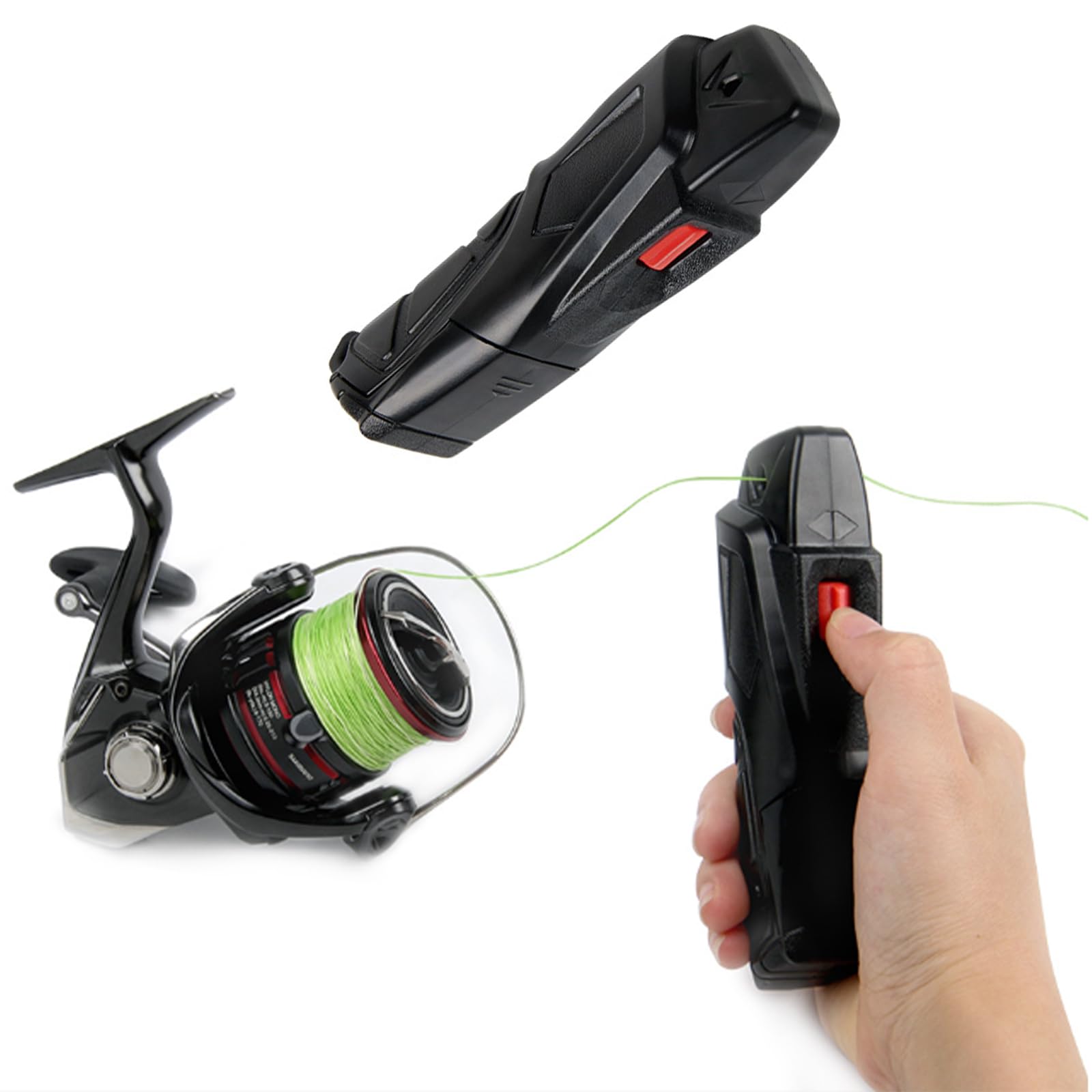 Electric Fishing Line Strippers, Portable Fishing Reel Line Spooler, Fishing Line Remover,3.5M/S Wire Stripping Tool