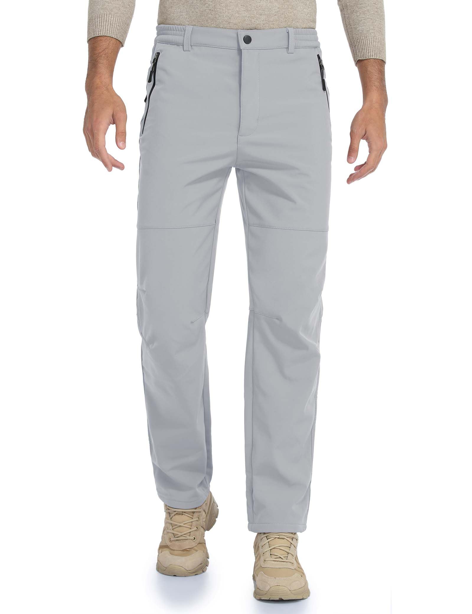 HFDWYJ Pantaloni Trekking Uomo Invernali Impermeabile Pantaloni Uomo per attività All'aperto da Sci Neve Arrampicata Escursionismo Caldo