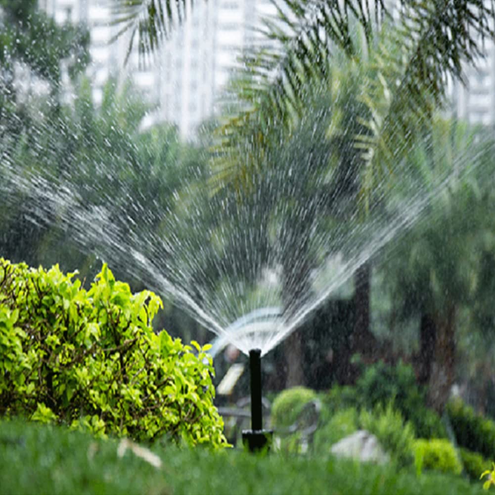 ZYWUOY 10 irrigatori per Prato, diffusore interrato a 1/4 Punti, irrigazione a per 360 Gradi, di irrigazione Pop-up per Cortile e Giardino