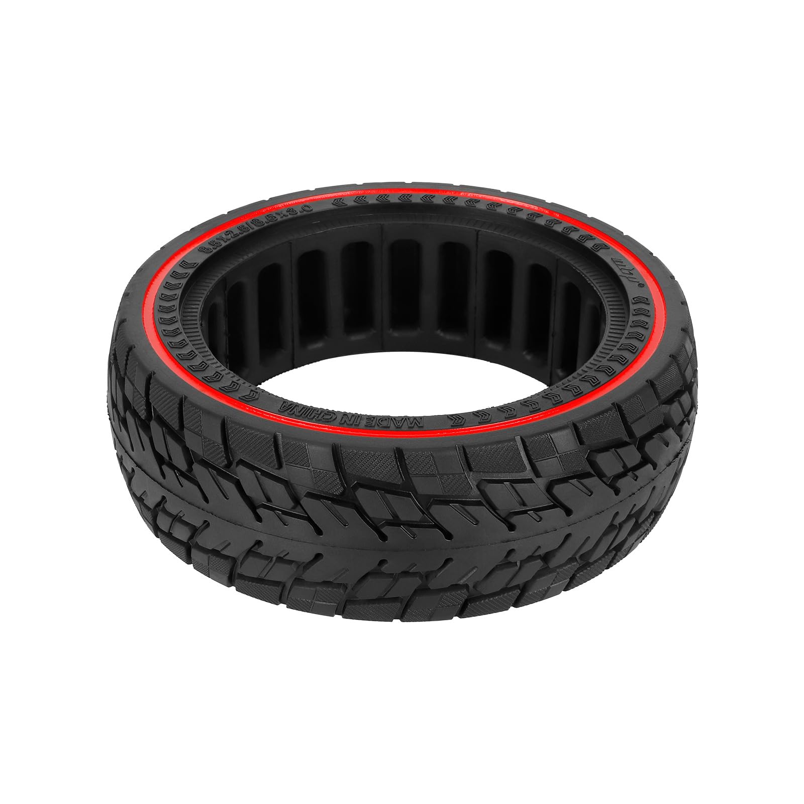 TREFAN Neumático sólido todoterreno 8,5 x 2,5/8,5 x 3 para Dualtron Mini Motor/Speedway Leger scooters ruedas de repuesto con (1 unidad)