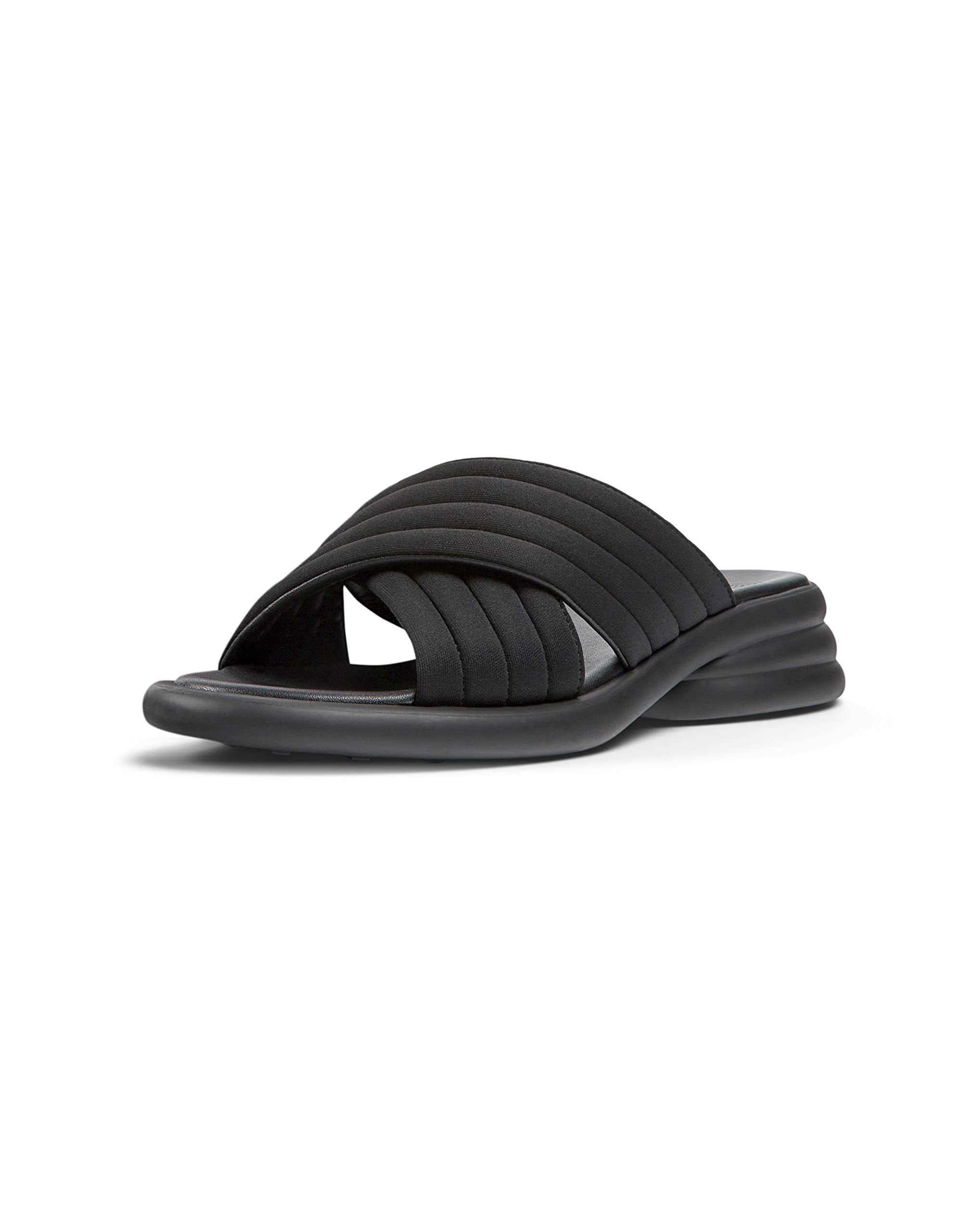 Camper Women's Spiro K201539 Heeled Sandal, Black, 4 UK