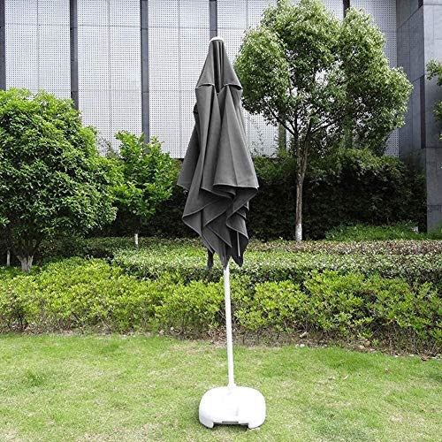 Sombrilla para piscina cuadrada azul 2m de terraza exterior 4