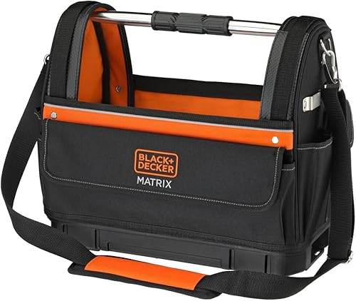 BLACK+DECKER MATRIX Bolsa de herramientas de 16.5 pulgadas (BDST518162APB)