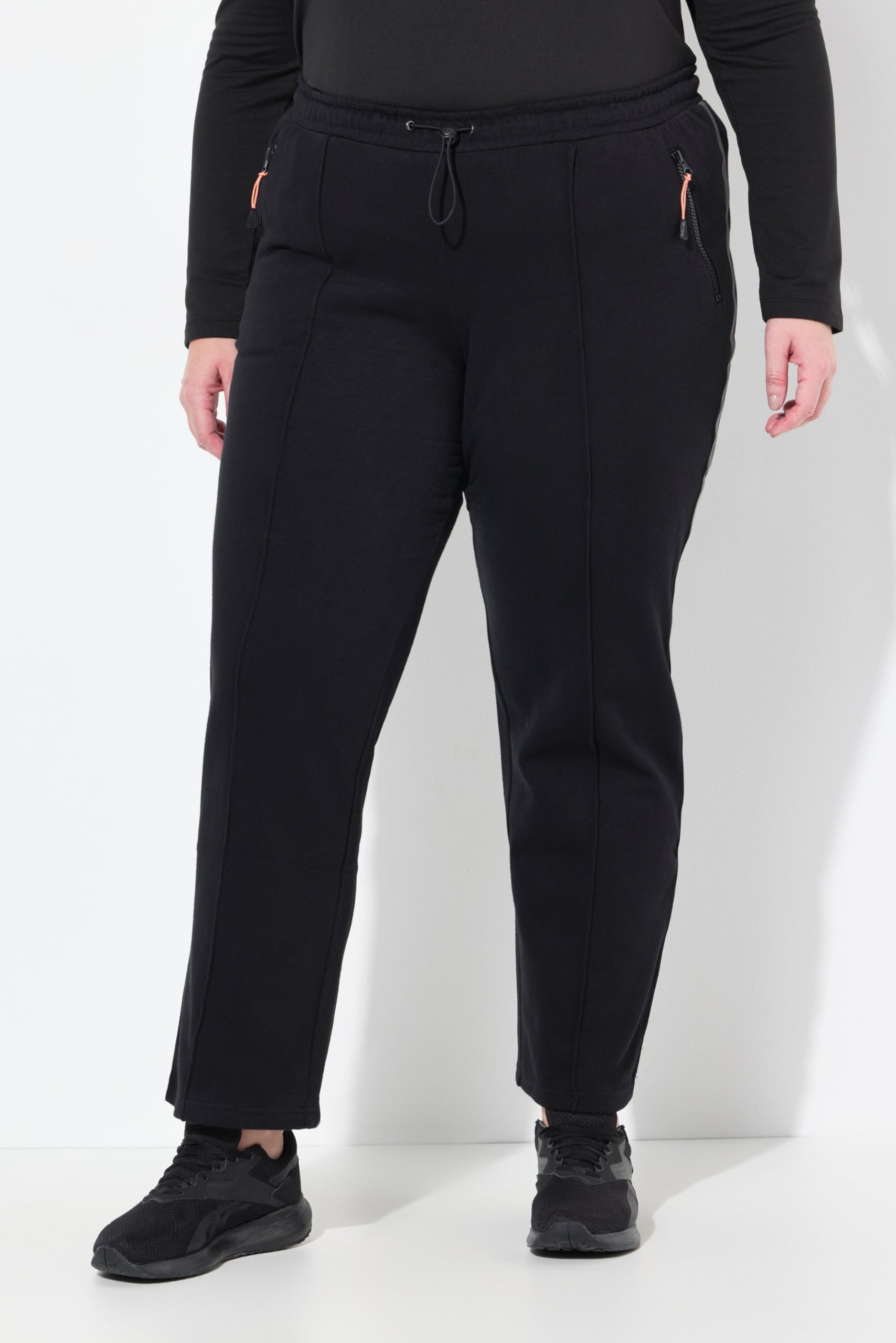 Ulla Popken Pantalon de Jogging À Rayures Réfléchissantes Femme