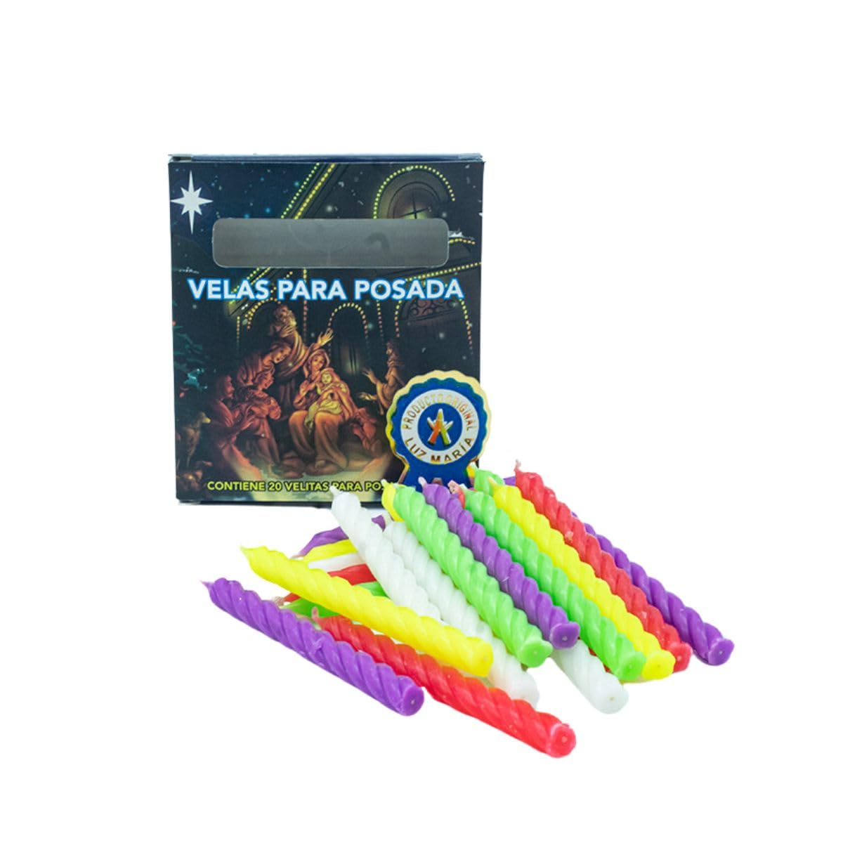Luz Maria - Pousada Ordering Candles 5 Packs with 20 Pieces (Votive, Unscented, Religious)