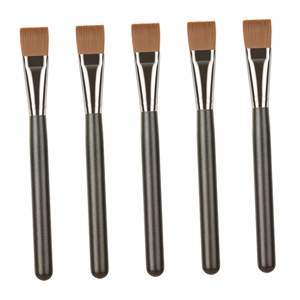 HONMEET 5pcs Clay Mask Brush for Face Makeup Mask Applicators Facial Brush Set