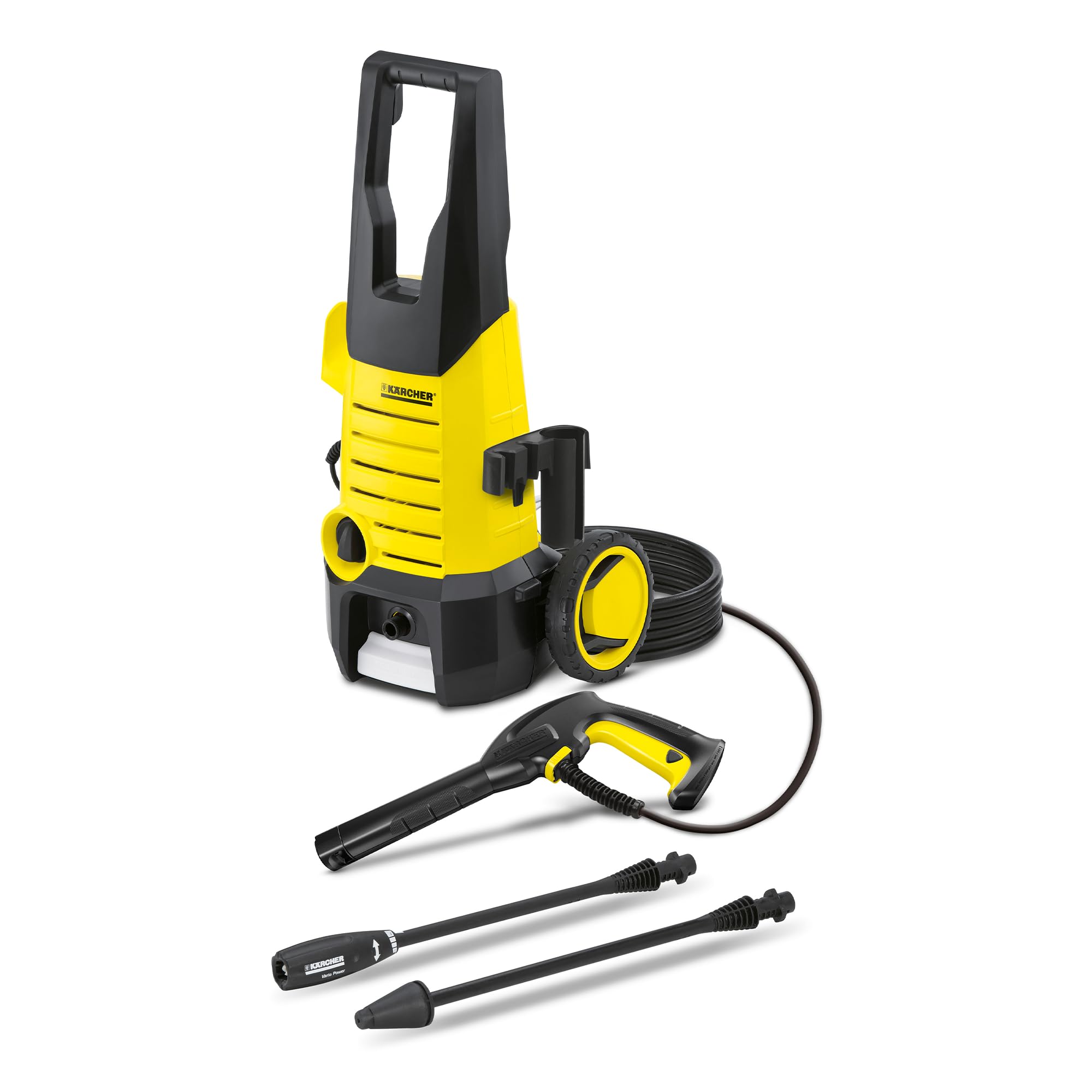 karcher k2.360 1400 watt high pressure home and car washer with wheels