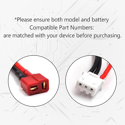 Miniatura 5 de Paquete de 2 baterías de litio de alta velocidad con cabeza T de 7.4V 1500mAh para WLTOYS A959-B A969-B A979-B K929-B 144001 12401 9200 9200E 300E