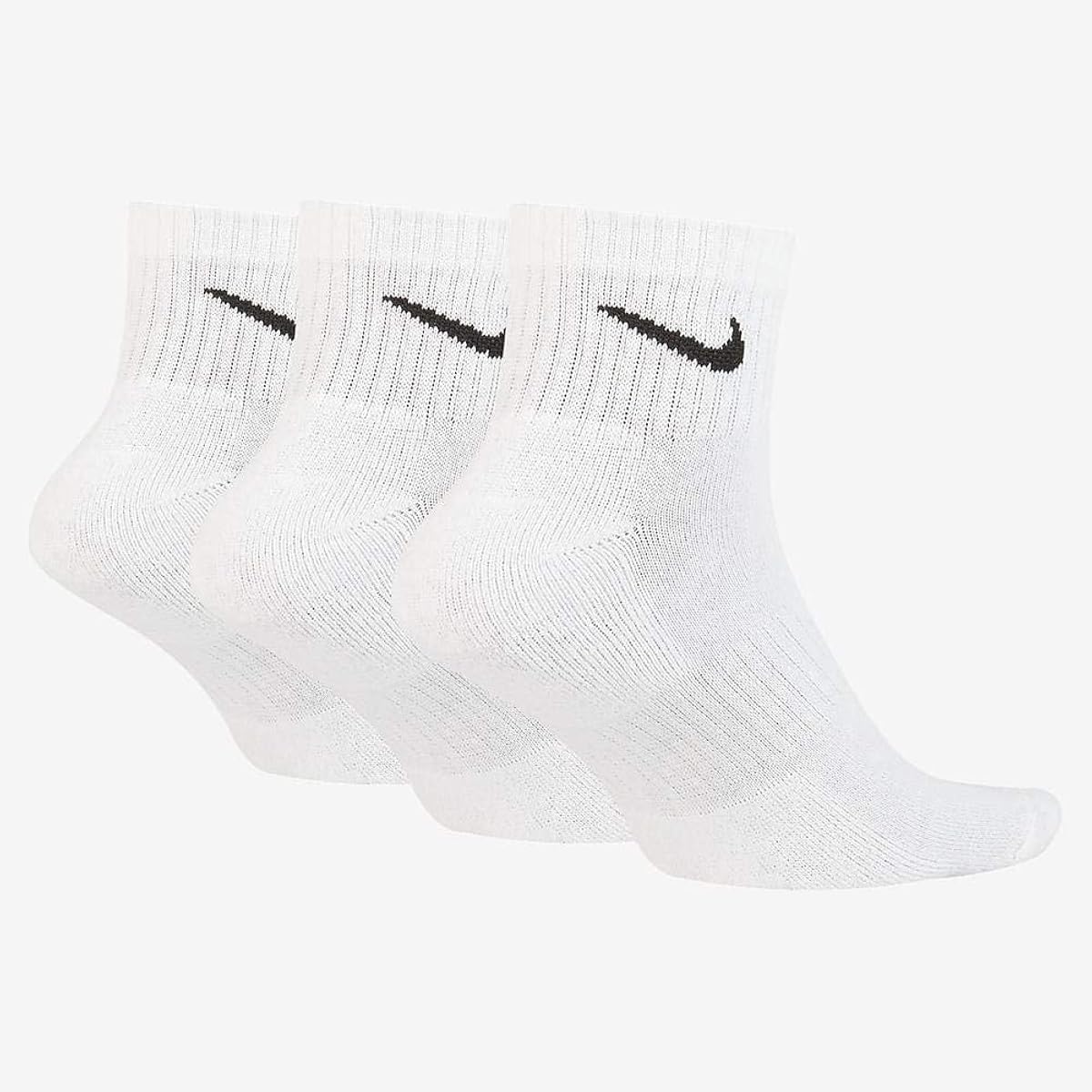 Nike Everyday Cushioned Ankle Athletic Training Casual Socks - 3 Pack