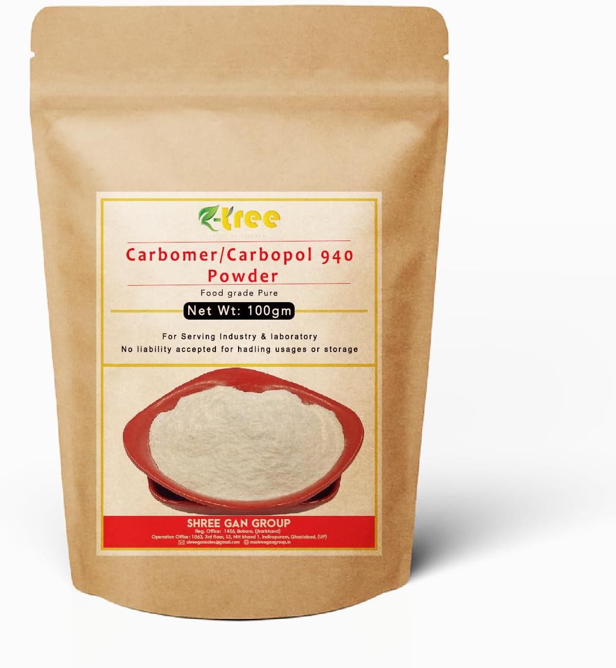 Carbomer/Carbopol 940 Powder 100gm cosmetic/food grade Pure For Making Gel of Hair, Skin, Nail, Makeup products & Ultrasonic Gel, Diy Personal Care For Face, Hair, Skin & Body (Analysis Certificate Available)