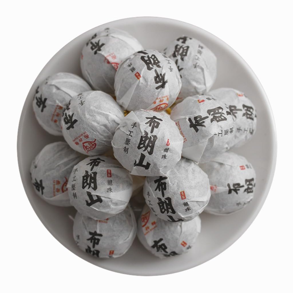 Té Pu-erh Premium De Yunnan | Bolas De Té Pu-erh De Árboles Antiguos | Pu-erh Crudo Añejo | Envase Individual | Para Llevar (500G / 17,64 oz)