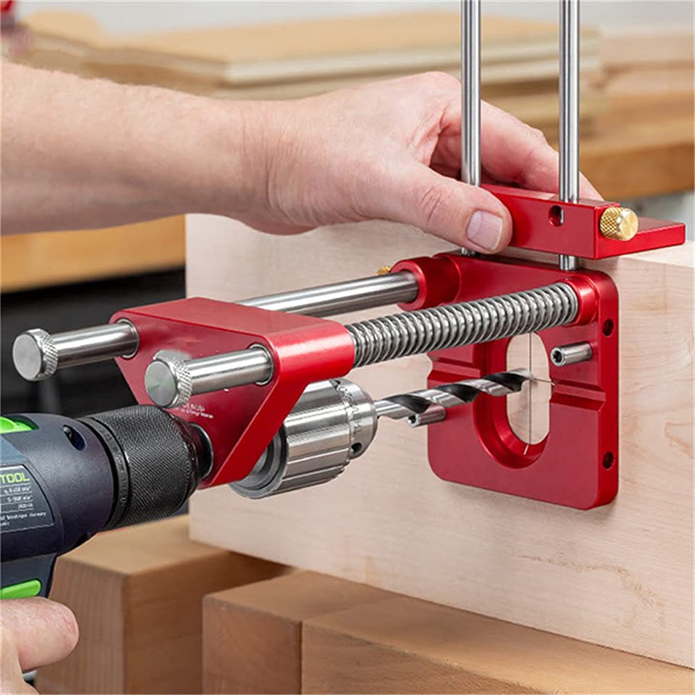Lokalizator do obróbki drewna, przenośny wiertła do obróbki drewna, urządzenie lokalizujące, prowadnica Punch Locator Drill Guide wiertarka stojak wiertarska wiertarka mate prowadnice wiertnicze Bench Drill Press Stand