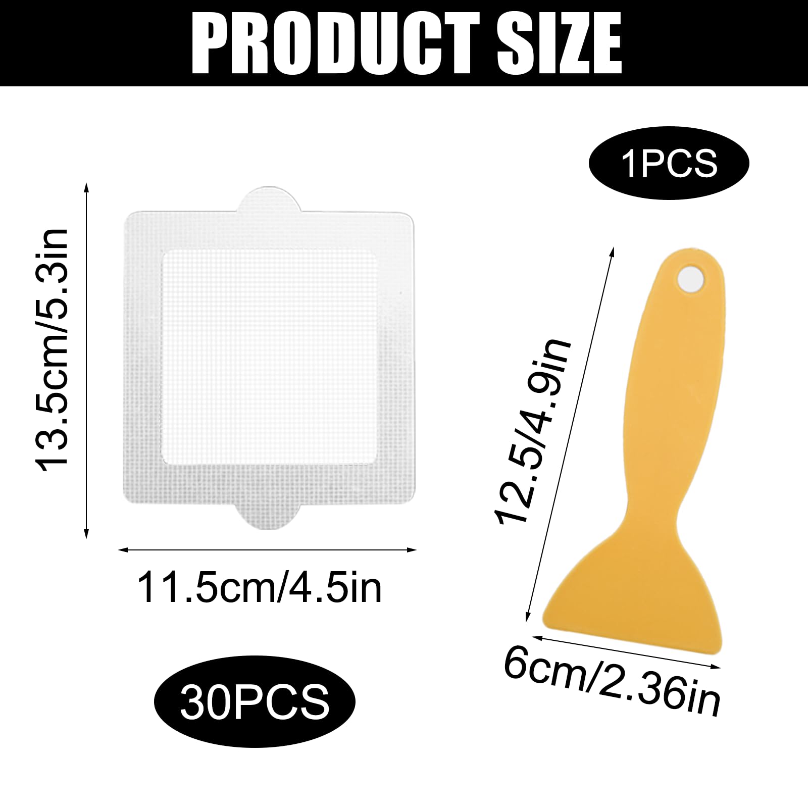 50 Pièces Attrape Cheveux Douche Avec Un Grattoir Jaune