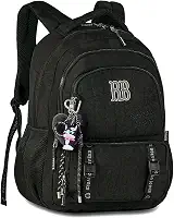 Mochila Feminina Juvenil Escolar Costa RB Original Chaveiro