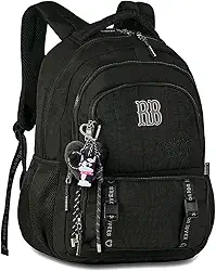 Mochila Feminina Juvenil Escolar Costa RB Original Chaveiro