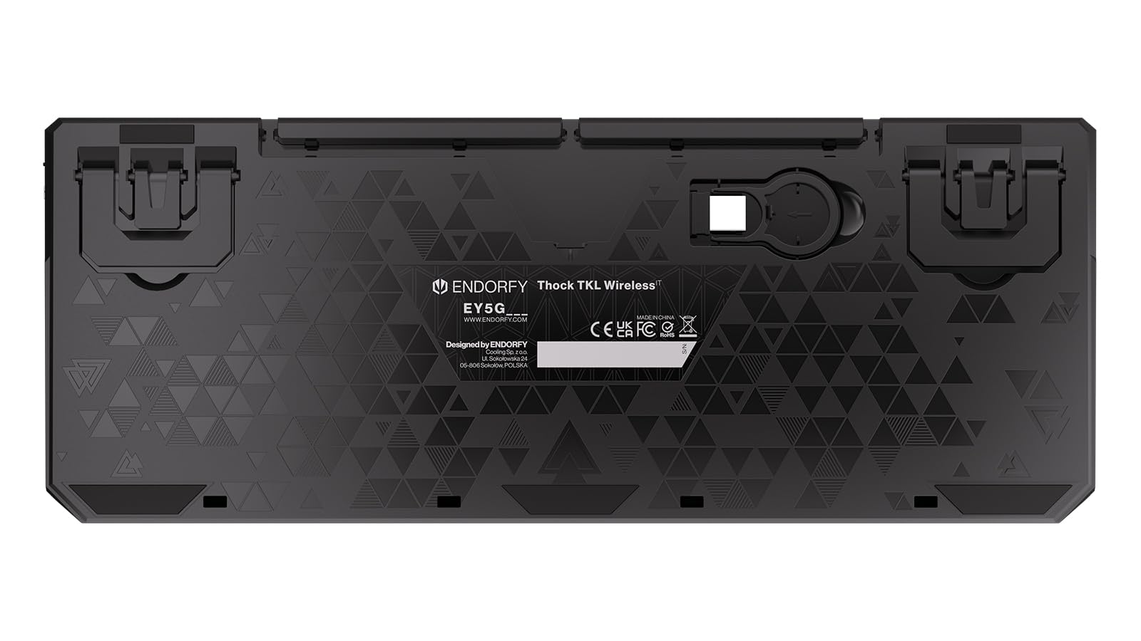 ENDORFY Thock TKL Wireless IT Red, switch Kailh Box Red, connettività 2.4 GHz e Bluetooth, tastiera meccanica TKL 80%, layout Italiano, EY5G006