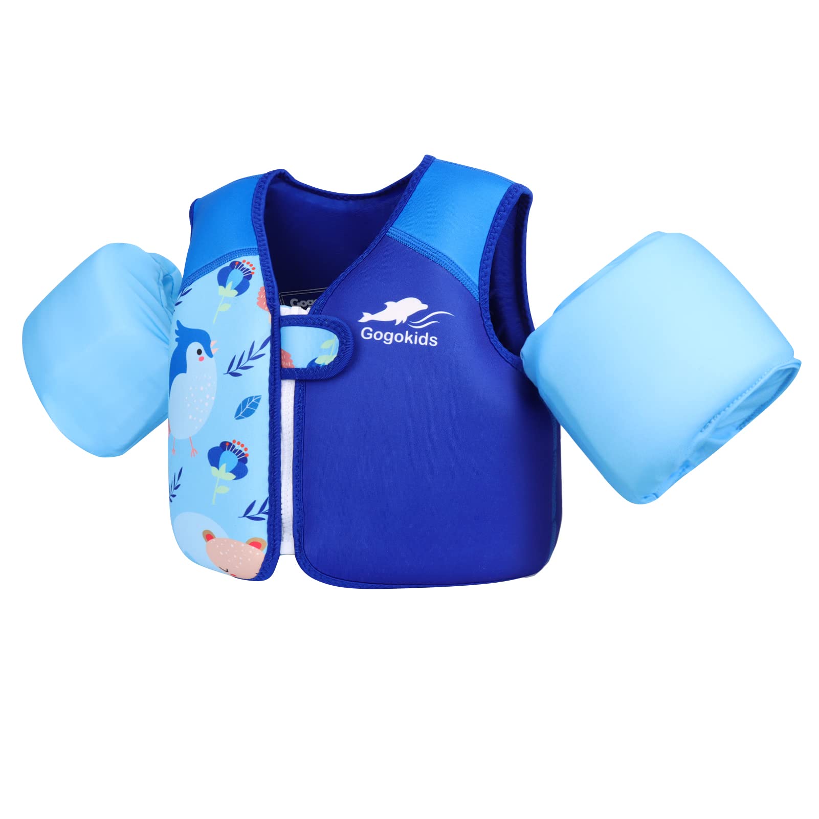 Gogokids Puddle Float Jumper 33-66 Pounds, Toddler Swim Vest Kids Floaties