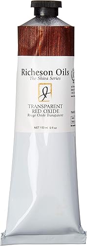 Jack Richeson 5 Oz Artist Oil Color,Óxido Rojo Transparente