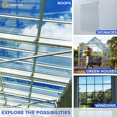 Kastlite KL-LEX-116-12X18-1PK Polycarbonate Panel - 1/16 Inch Thick Cut To Size Plexiglass thumb #6