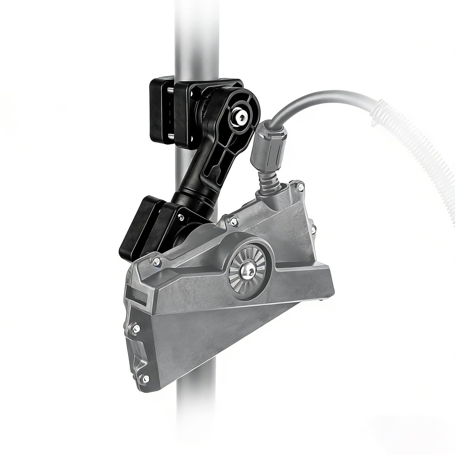 Strg 0 Degree Transducer Pole Mount Compatible with Garmin LVS34, Zero Degree Transducer Mount for Pole & Trolling Motor, Easy Installation - Sturdy and Durable