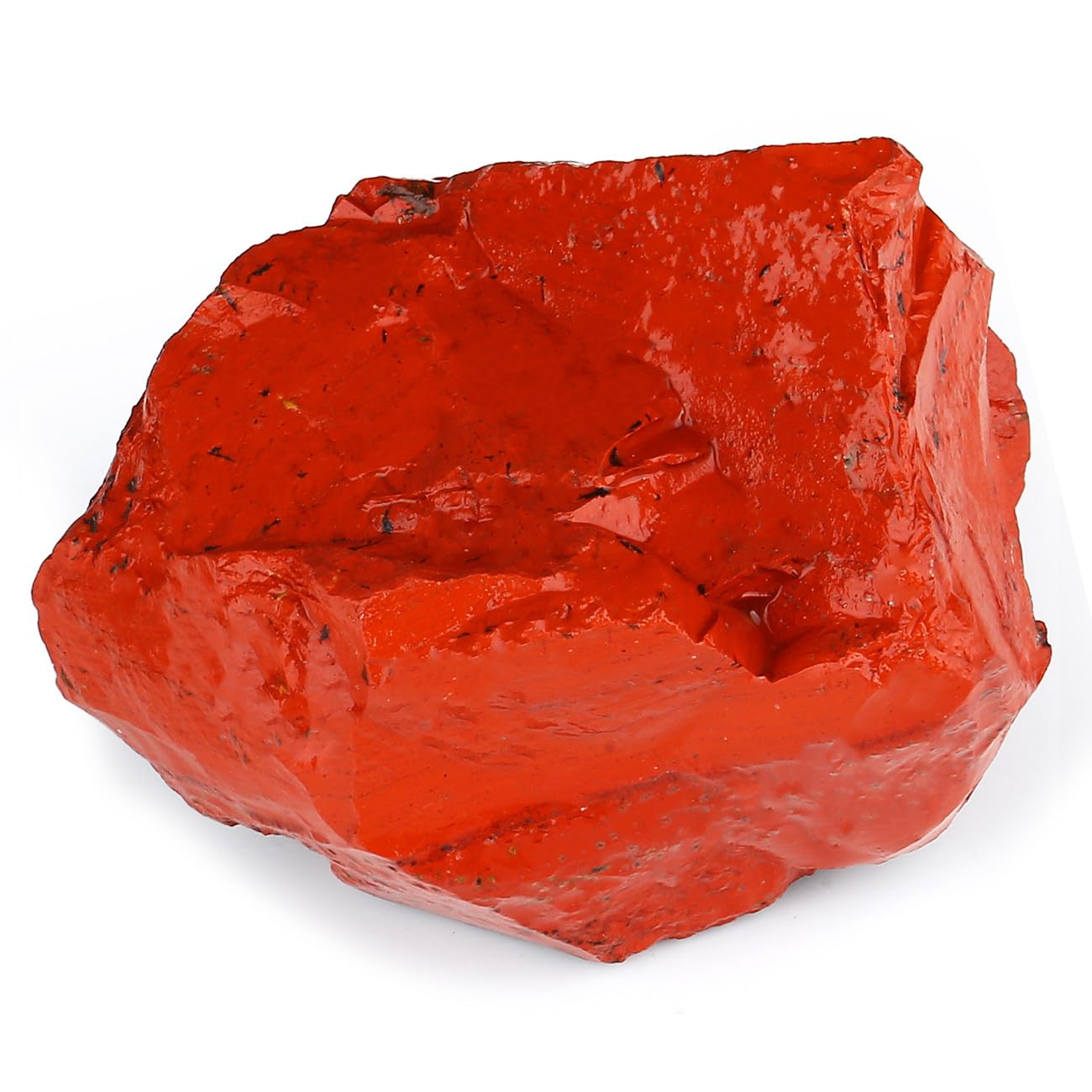 XIANNVXI Red Jasper Crystal,1.77-2.17" Raw Red Jasper Stone,Natural Rough Raw Healing Crystal Rock for Stone Lovers Beginners Collectors