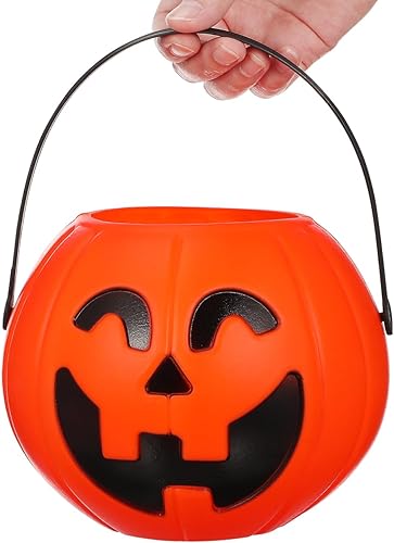 Miniatura 4 de Cubo de calabaza de Halloween, linterna portátil, decoración creativa de lámpara de calabaza para fiestas espeluznantes para atmósfera de Halloween