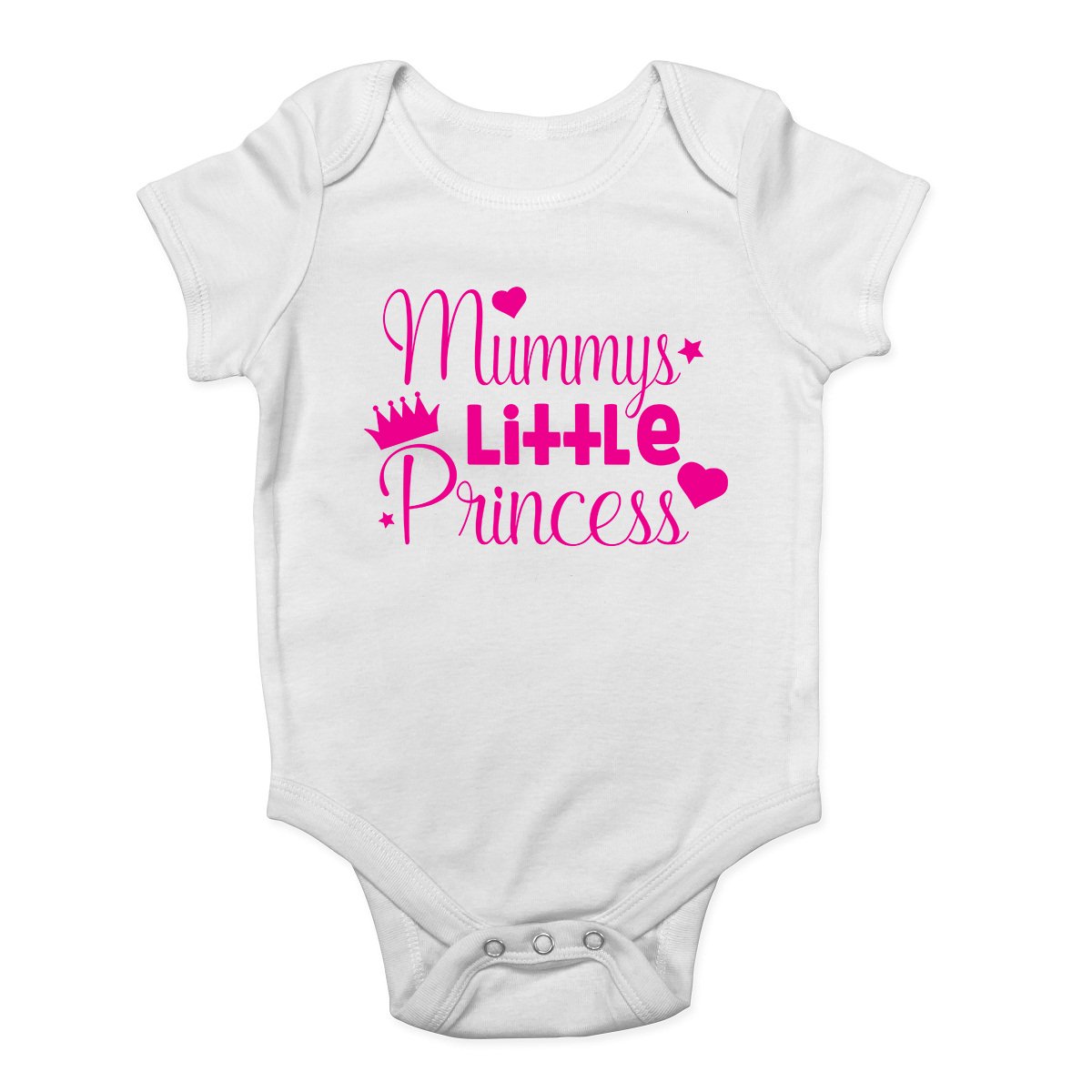Shopagift Mummy's Little Princess Pink Cute Baby Vest Bodysuit