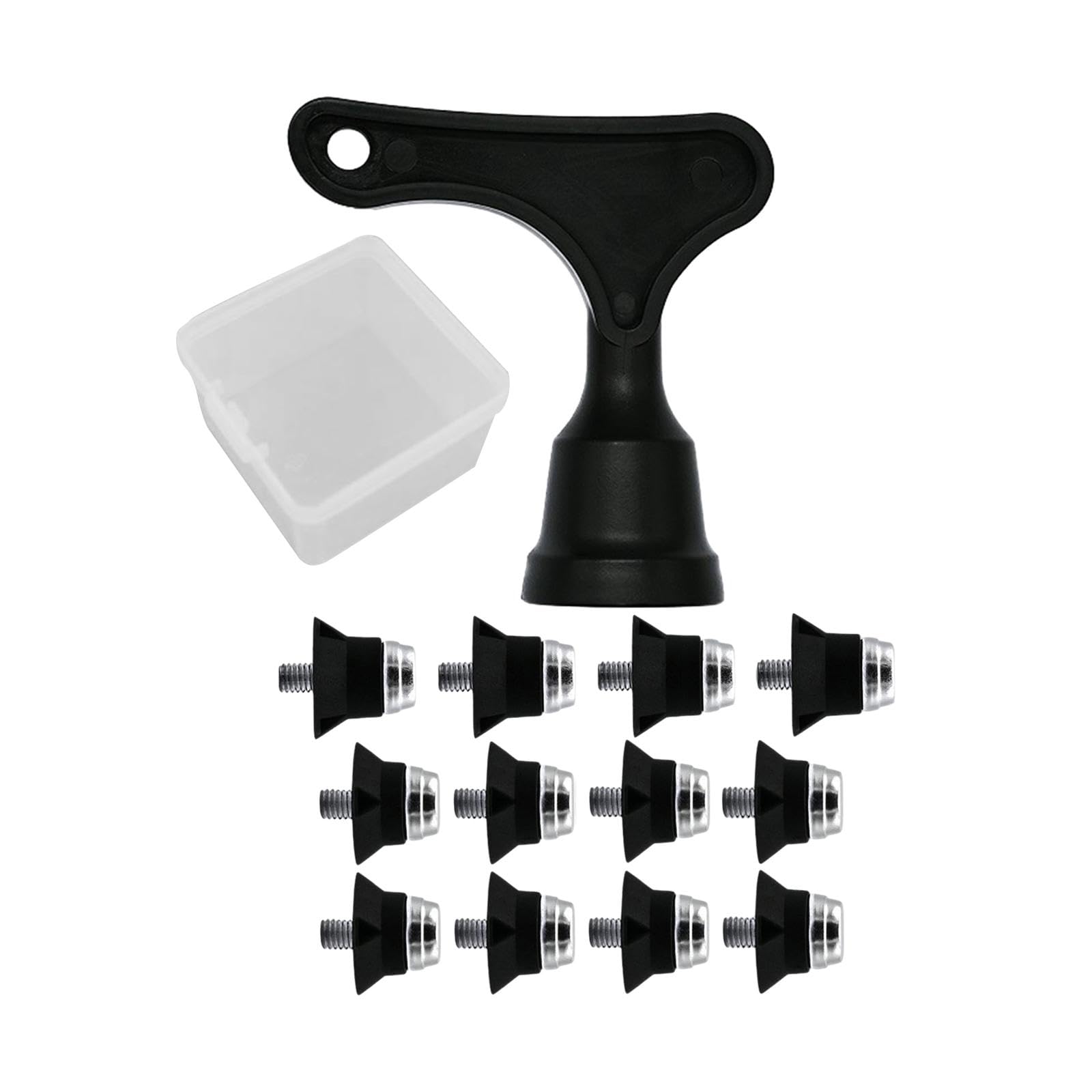 SECRET DESIRE 12Pcs Track Shoes Spikes Portable For Athletic Sneakers Competition Training With Storage Box