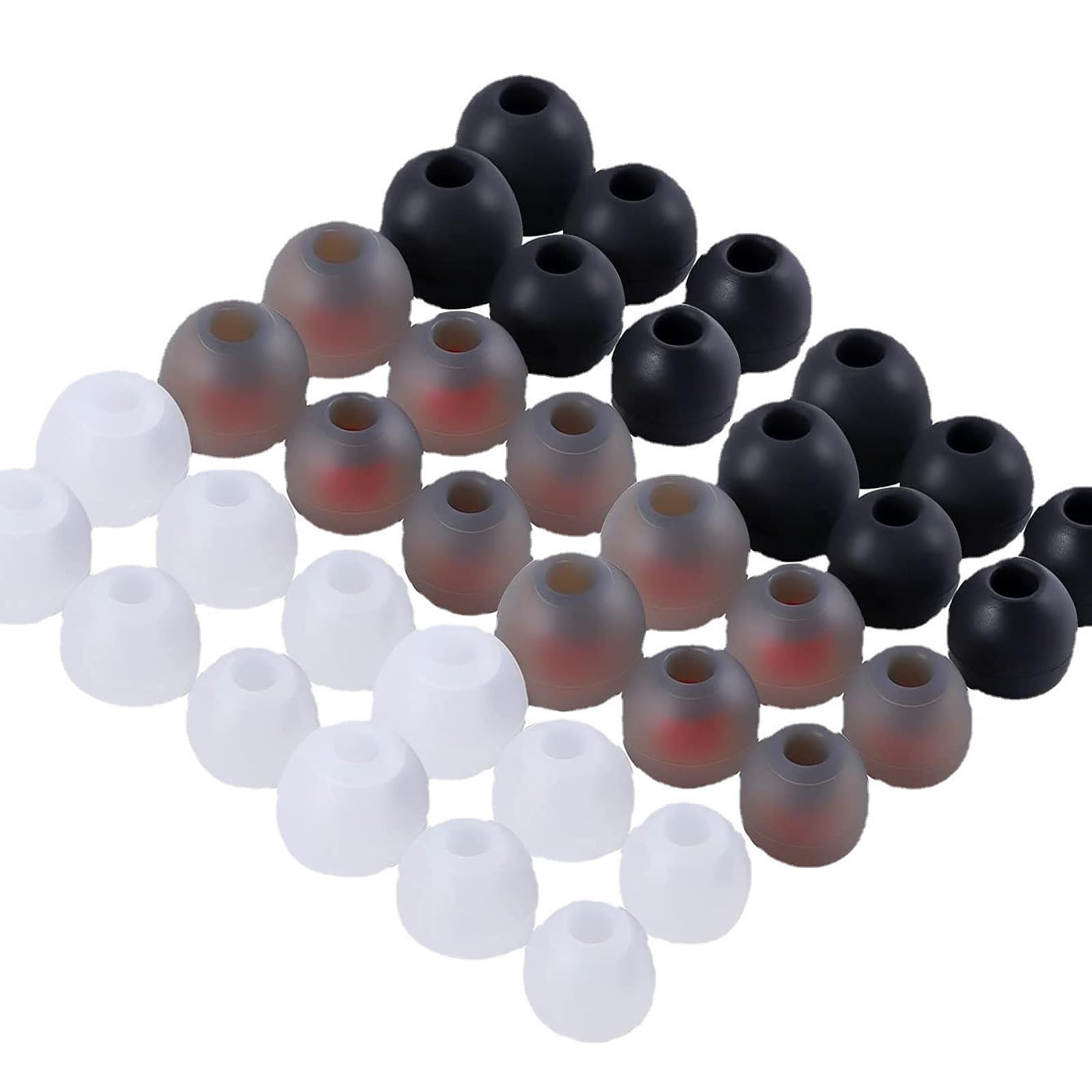 oringnat 18Pair Silicone Earbud Tips Replacement Earbud Eartips Tips Small//Large for Various Headphones Block Noise