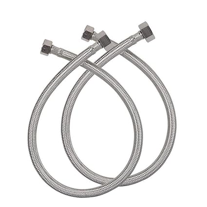 Swastik Stainless Steel Connection Pipe For Geyser 30inch (Set of 2)