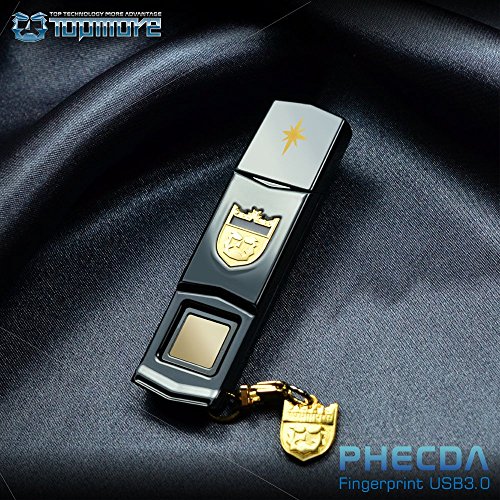 image for TOPMORE Phecda Fingerprint Recognition USB3.0 Flash Drive Fingerprint 