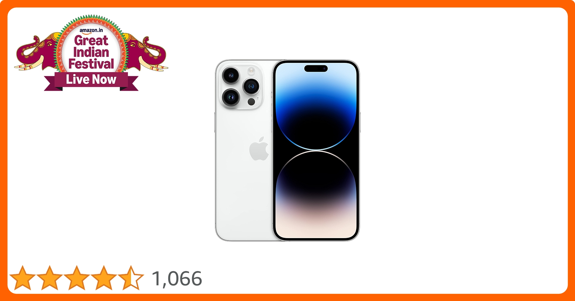 Apple iPhone 14 Pro Max (1 TB) - Silver : Amazon.in: Electronics