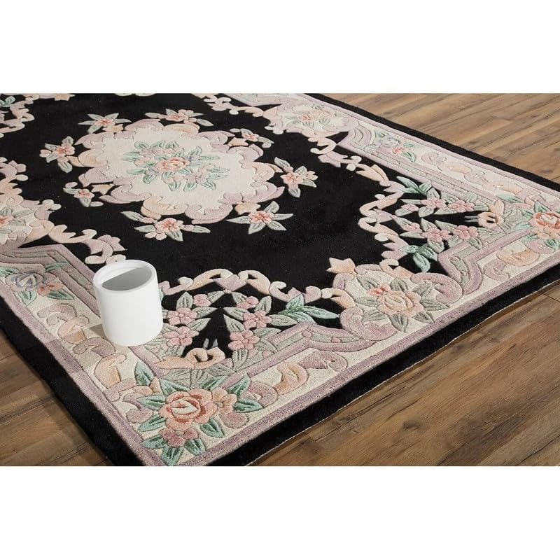 Image of OLEFIN Handmade Thick Woolen Anti Slip Carpet and Rugs for Living Room Bedroom Hall Dinning Room Kids Room