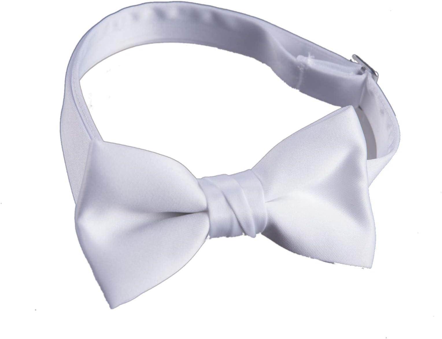 Tuxedo Park Boys' Satin Bow Tie - Solid White