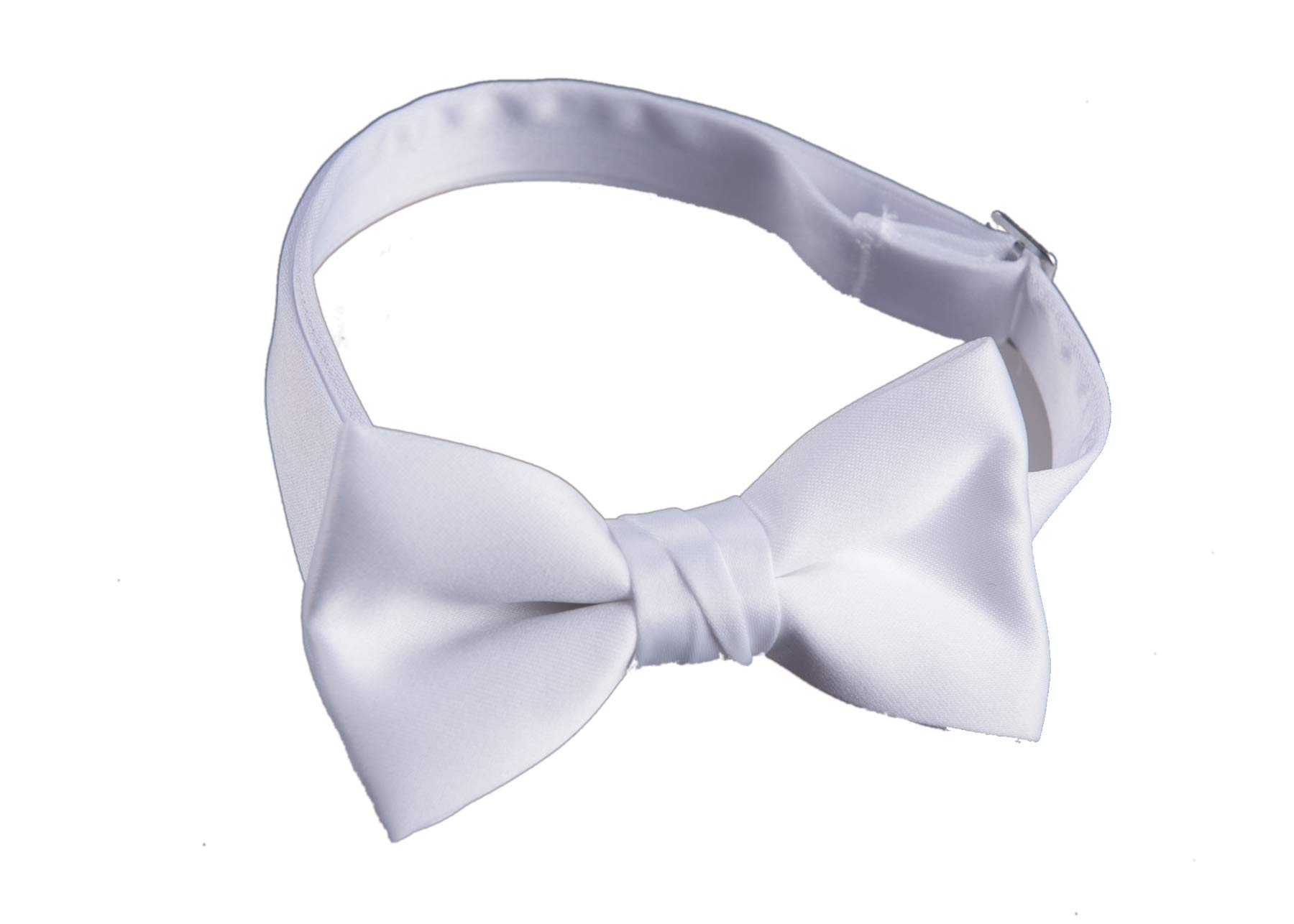 Tuxedo ParkBoys' Deluxe Satin Bow Tie Tuxedo One Size Solid White