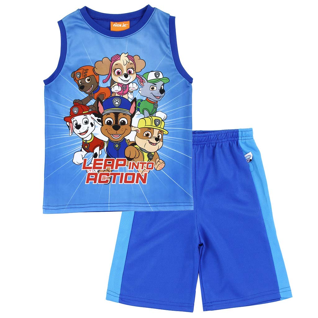 Nick Jr Little Boys' Paw Patrol Group Sublimated Shorts Set