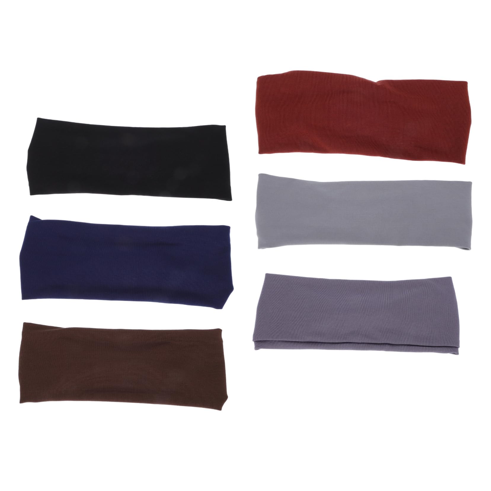 minkissy 12 fasce sportive per capelli da donna eleganti fasce per capelli da donna fasce per capelli turbante per uomo cravatte per capelli da donna fascia per il sudore in poliestere accessori per