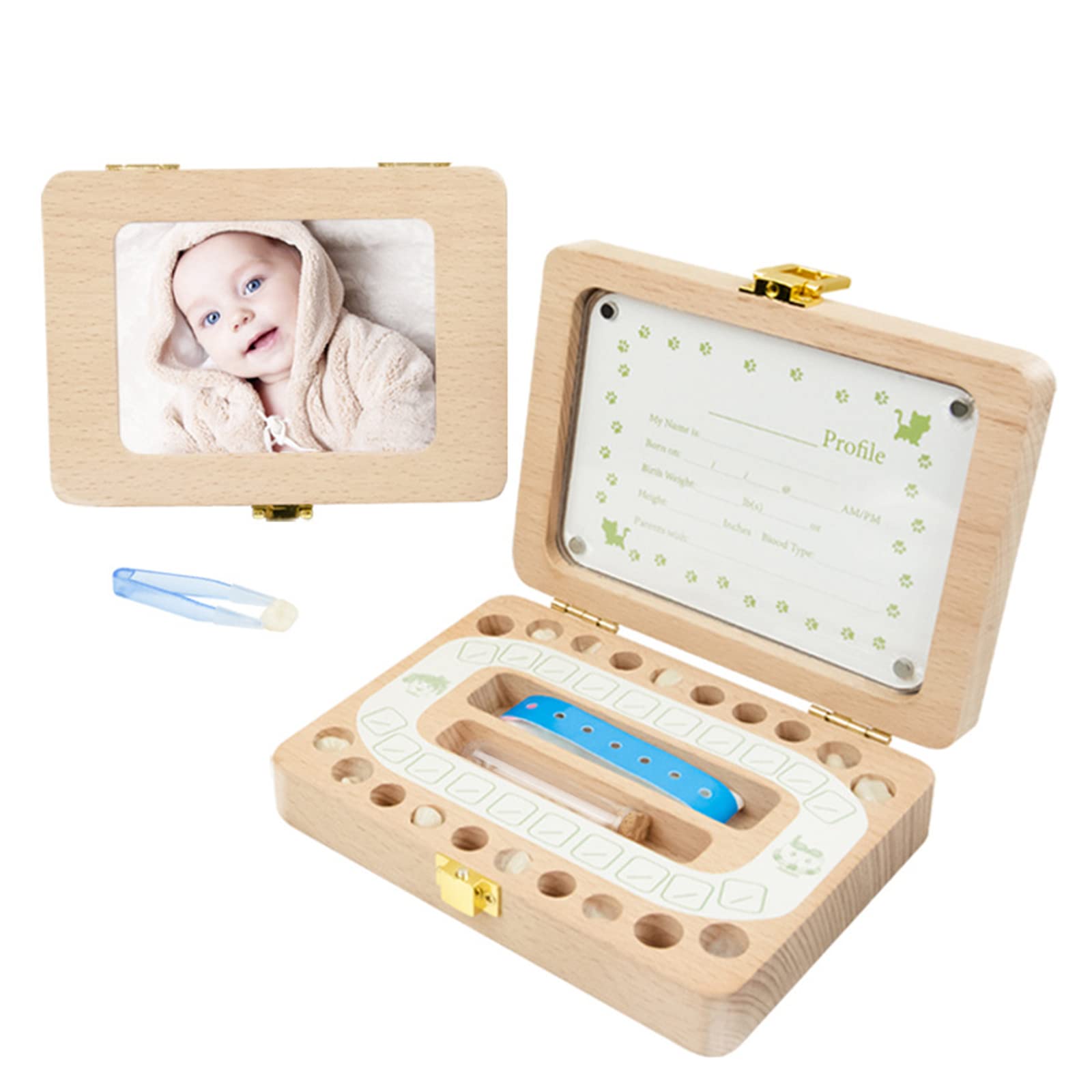 LOORGVEL Milchzahndose 10-teilig - Bunte Aufbewahrungsboxen Für Kinderzähne | 1,8cm Mini Boxen