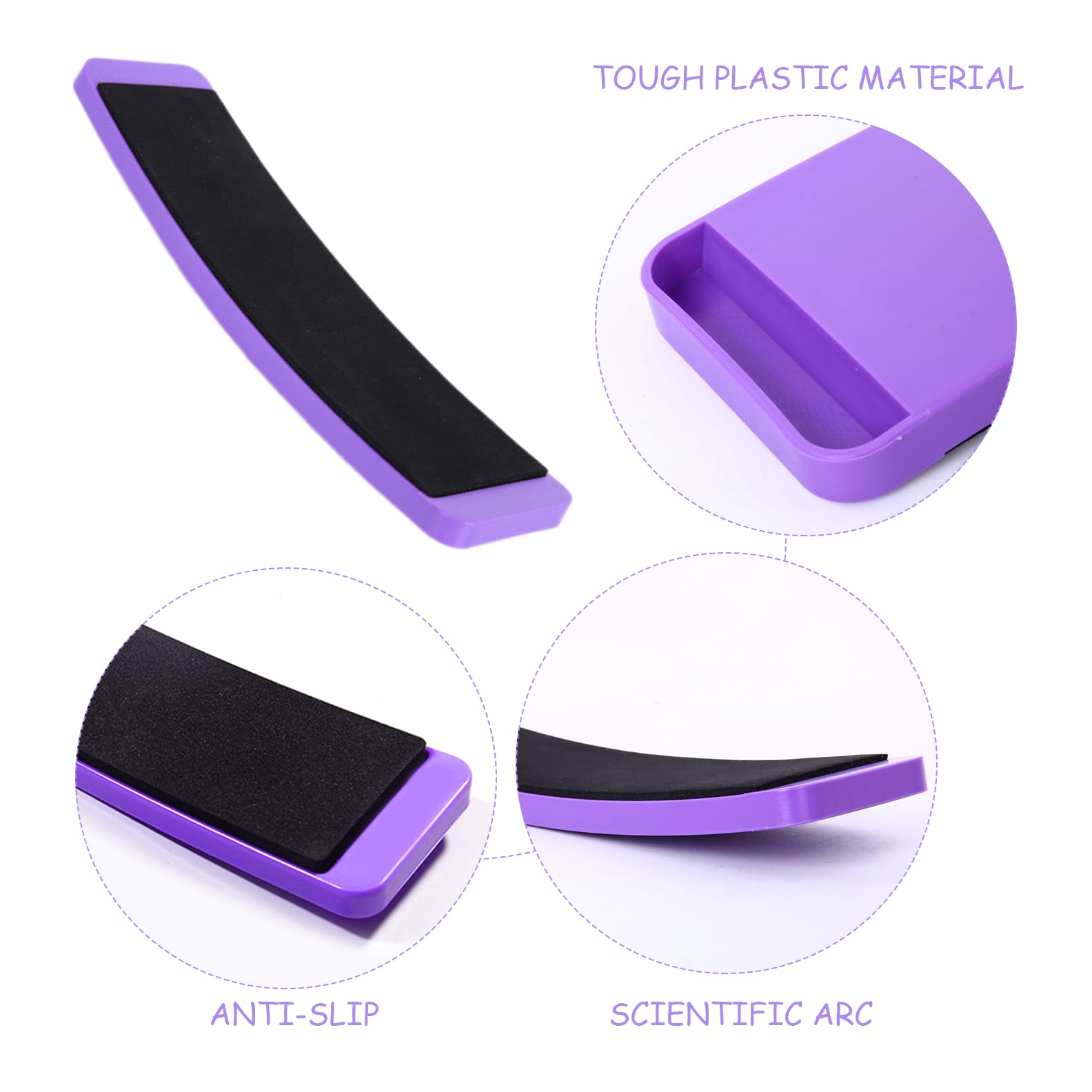 Tavola da Balletto da 1 Pezzo, Tavola da Fitness, Tavola da Ballo, Macchina per Esercizi di Spin, Strumenti da Ballo, Accessori per L'Allenamento per Ragazzi E Ragazze (Viola Scuro).