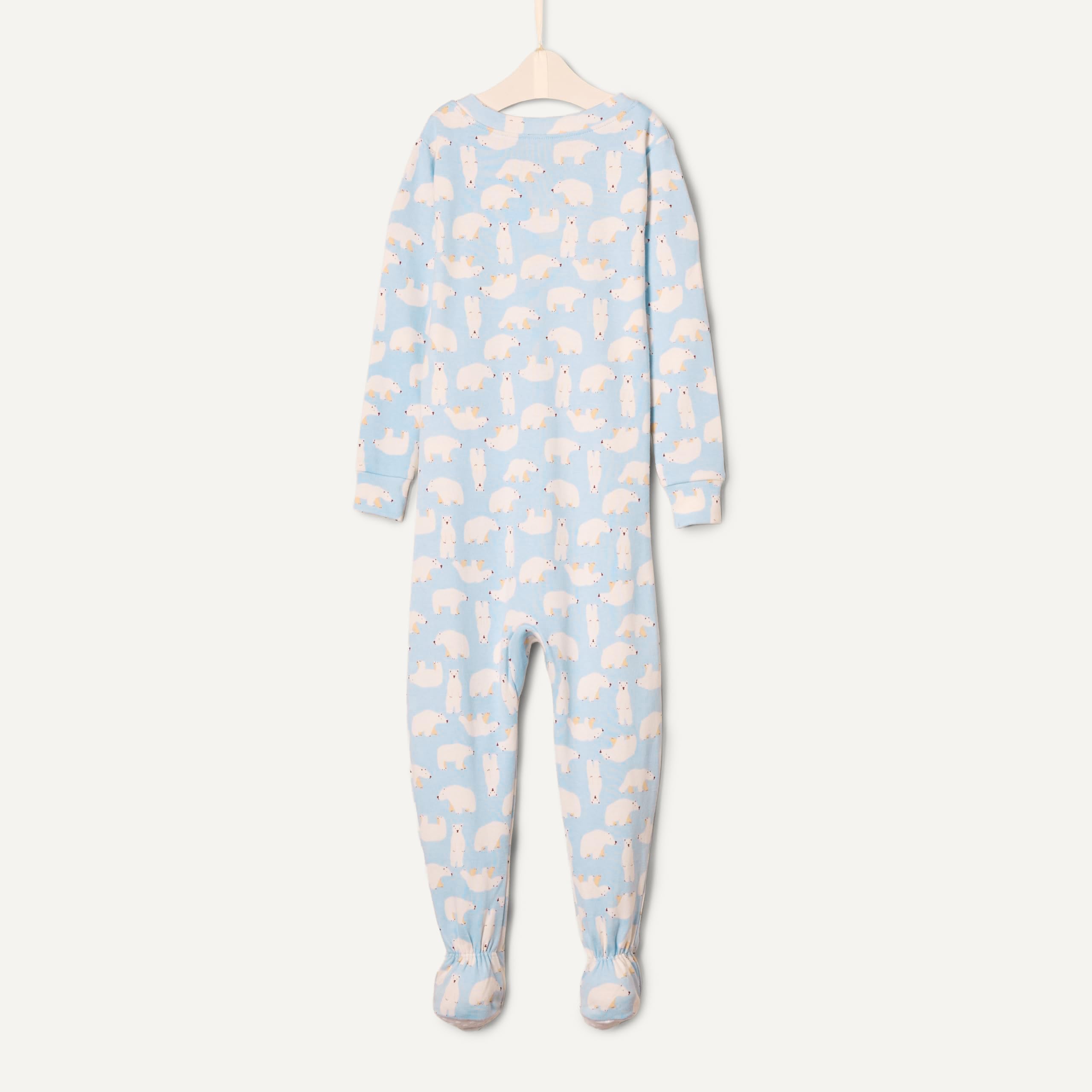Amazon Essentials Mixte bébé Pyjamas à Pieds, en Coton, Coupe Ajustée
