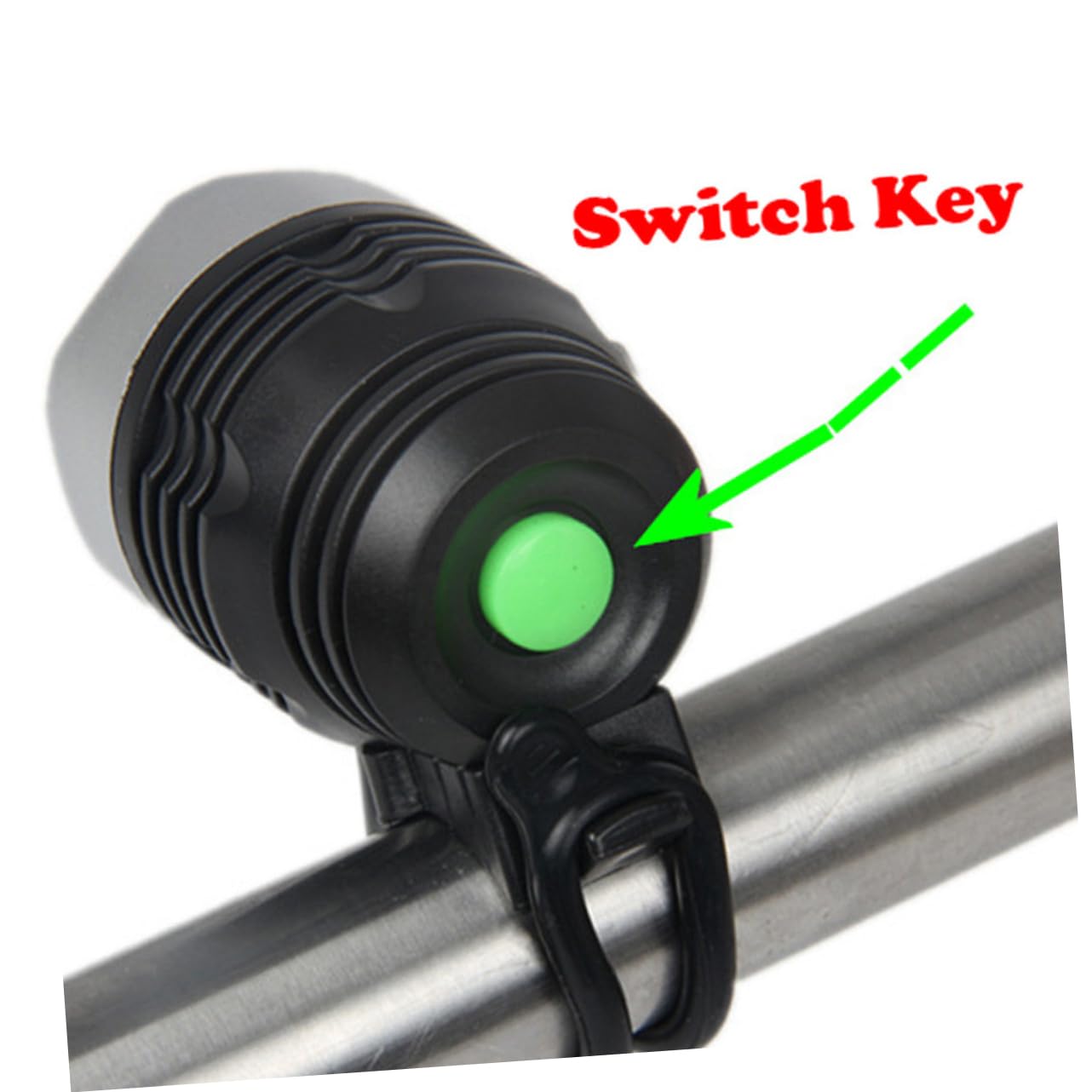 Totority Bicycle Safety Light Small Bike Light Battery-Powered Night Riding Lamp