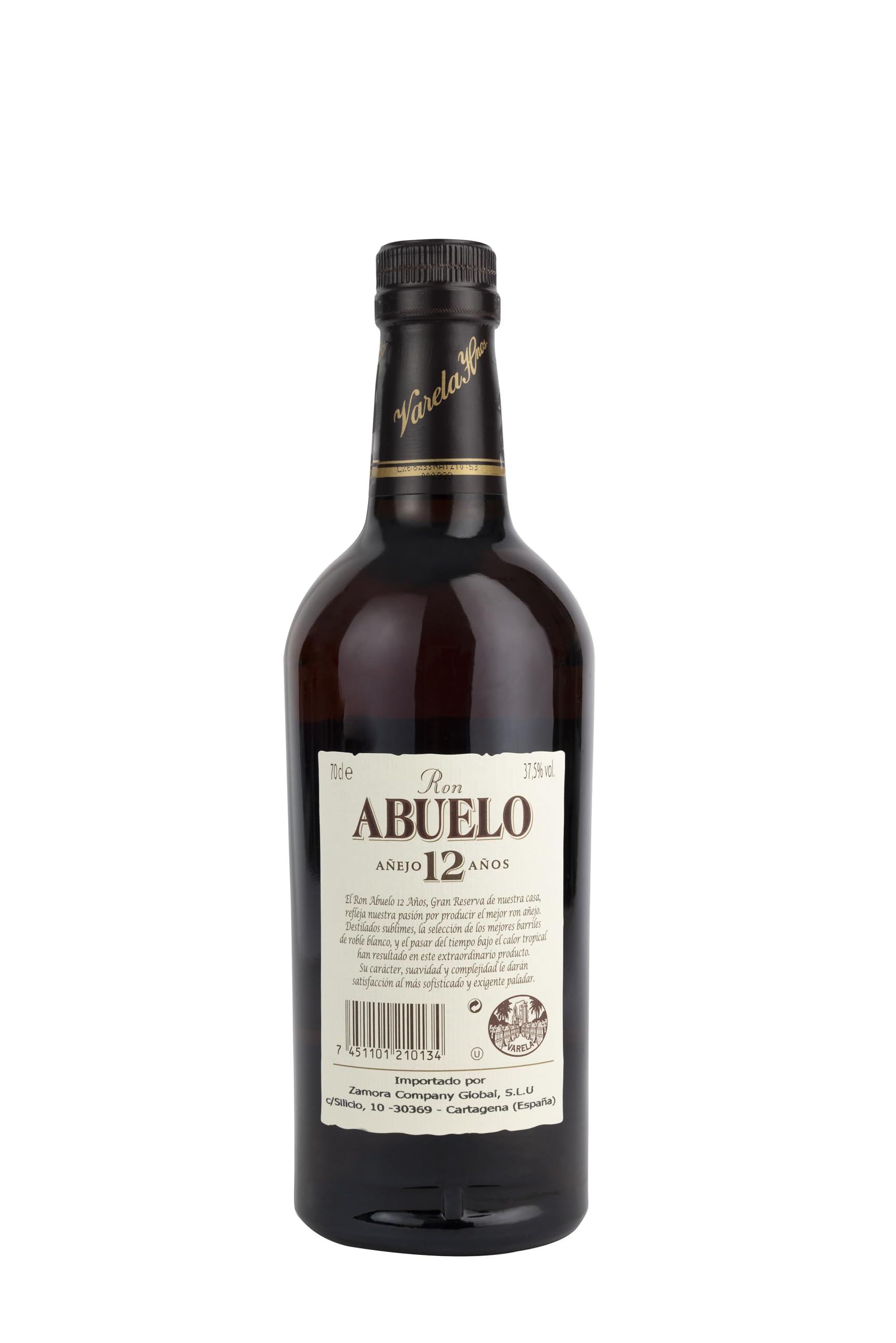 Ron Abuelo 12 Años Panama Rum (1 x 0,7 l) (Packung mit 2)