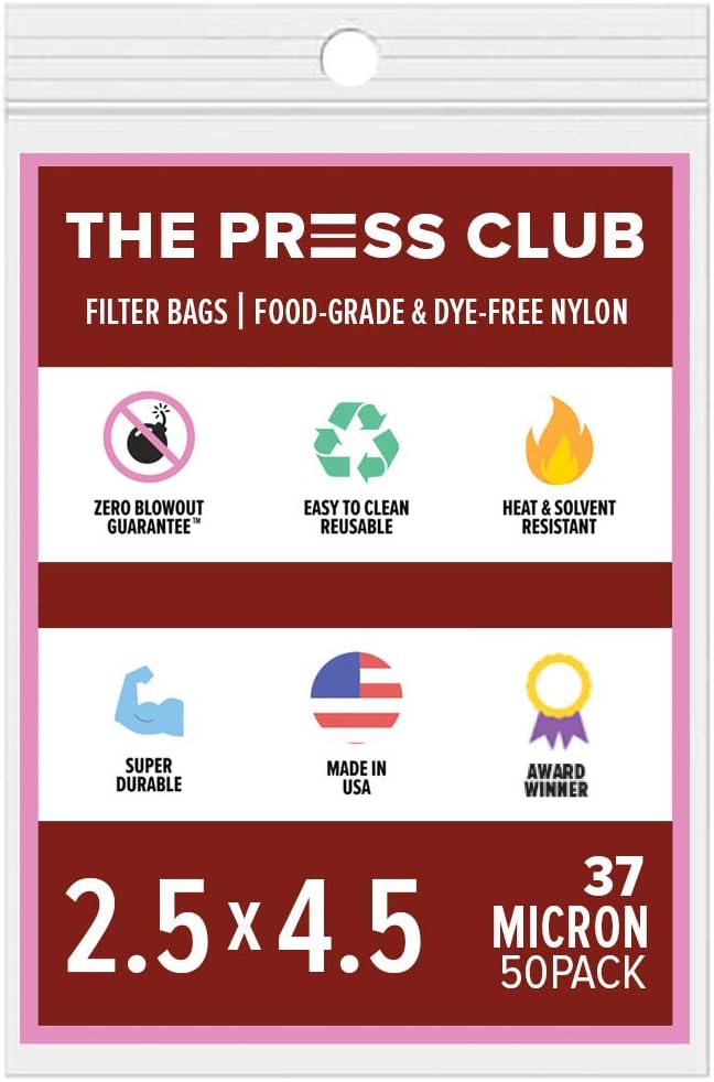 120 Micron | Premium Nylon Tea Filter Bags | 2.5" x 4.5" | 50 Pack