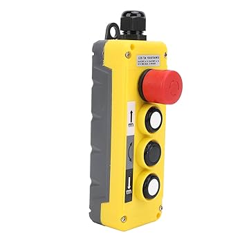 Amazon.co.jp: ホイストクレーン押しボタンスイッチ、3キー工業